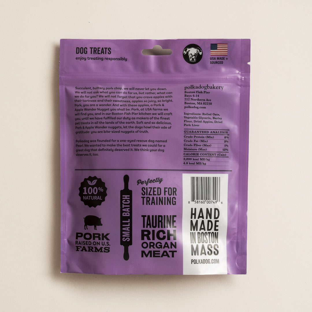 PolkaDog Bakery Wonder Nuggets Pork & Apple 10oz