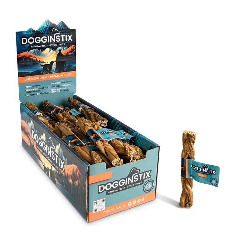 Dogginstix Braided Beef Tripe 6"