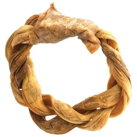 Dogginstix Braided Lamb Collagen Ring