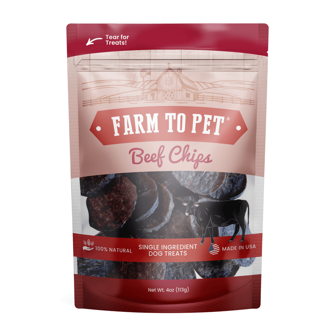 Farm To Pet Single Ingredient Beef Chips