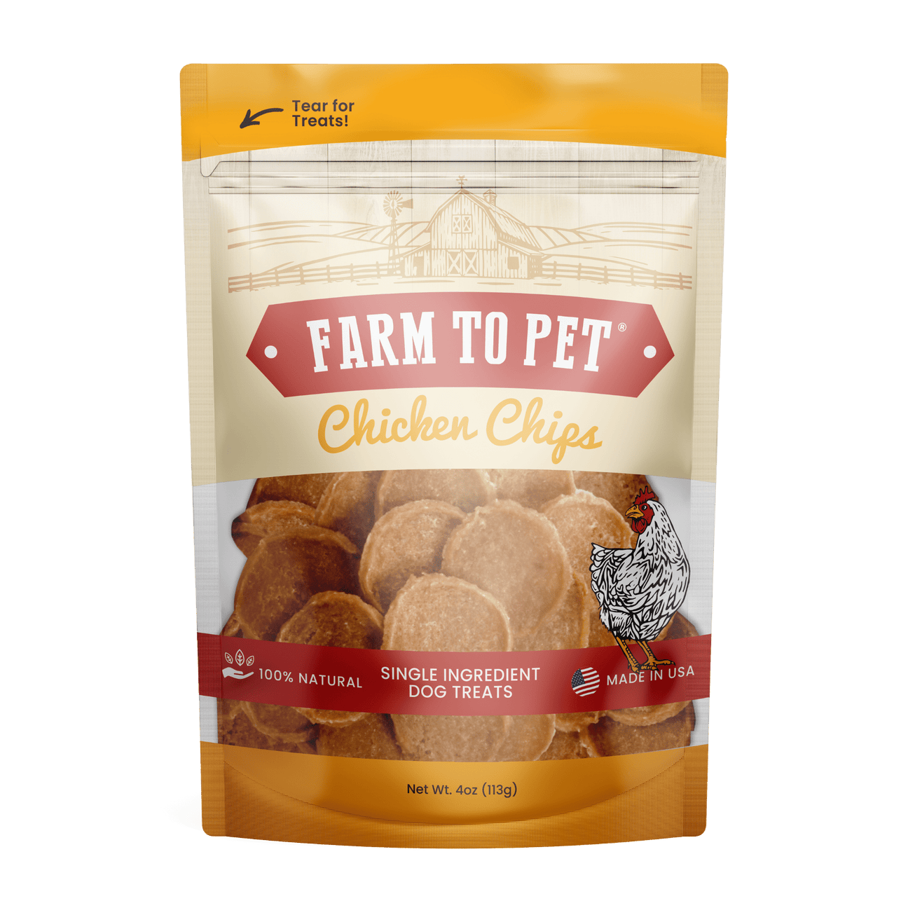 Farm To Pet Single Ingredient Chicken Chips