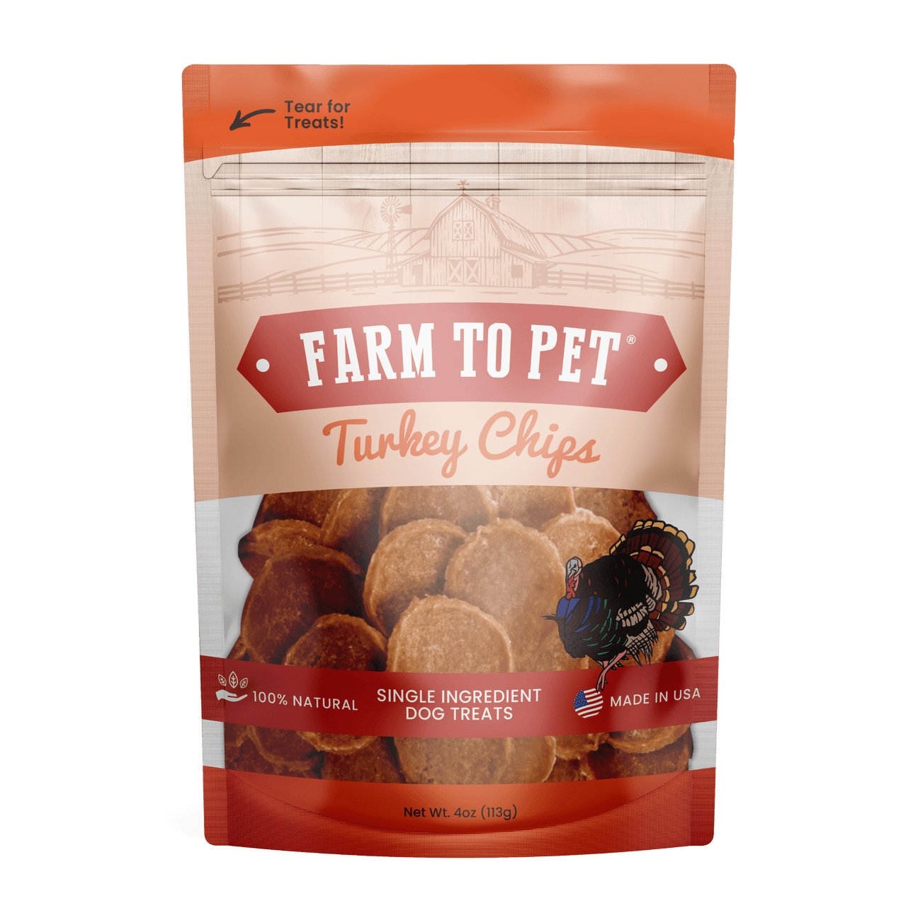 Farm To Pet Single Ingredient Turkey Chips