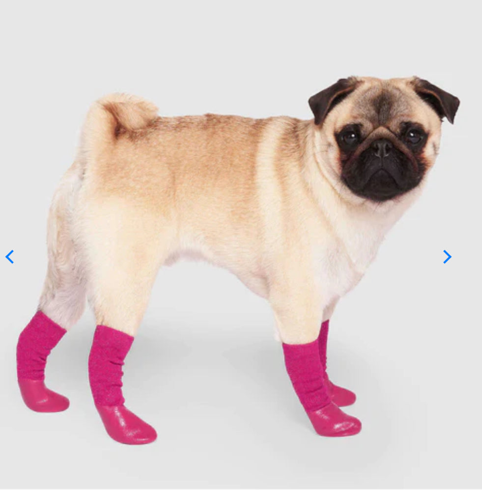 Canada Pooch Slouchy Socks Pink