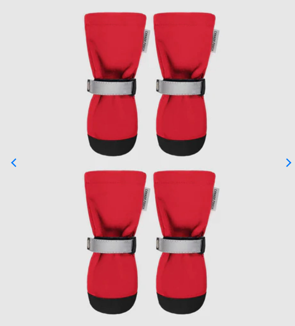 Canada Pooch Soft Shield Boots Red