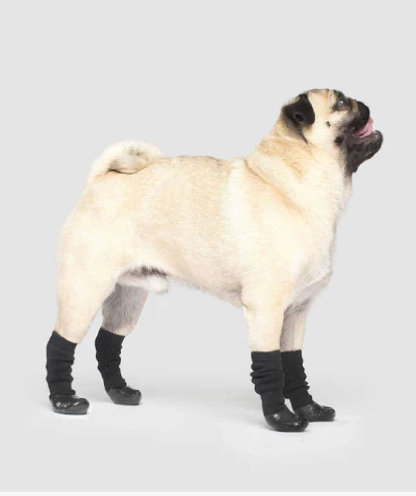 Canada Pooch Slouchy Socks Black