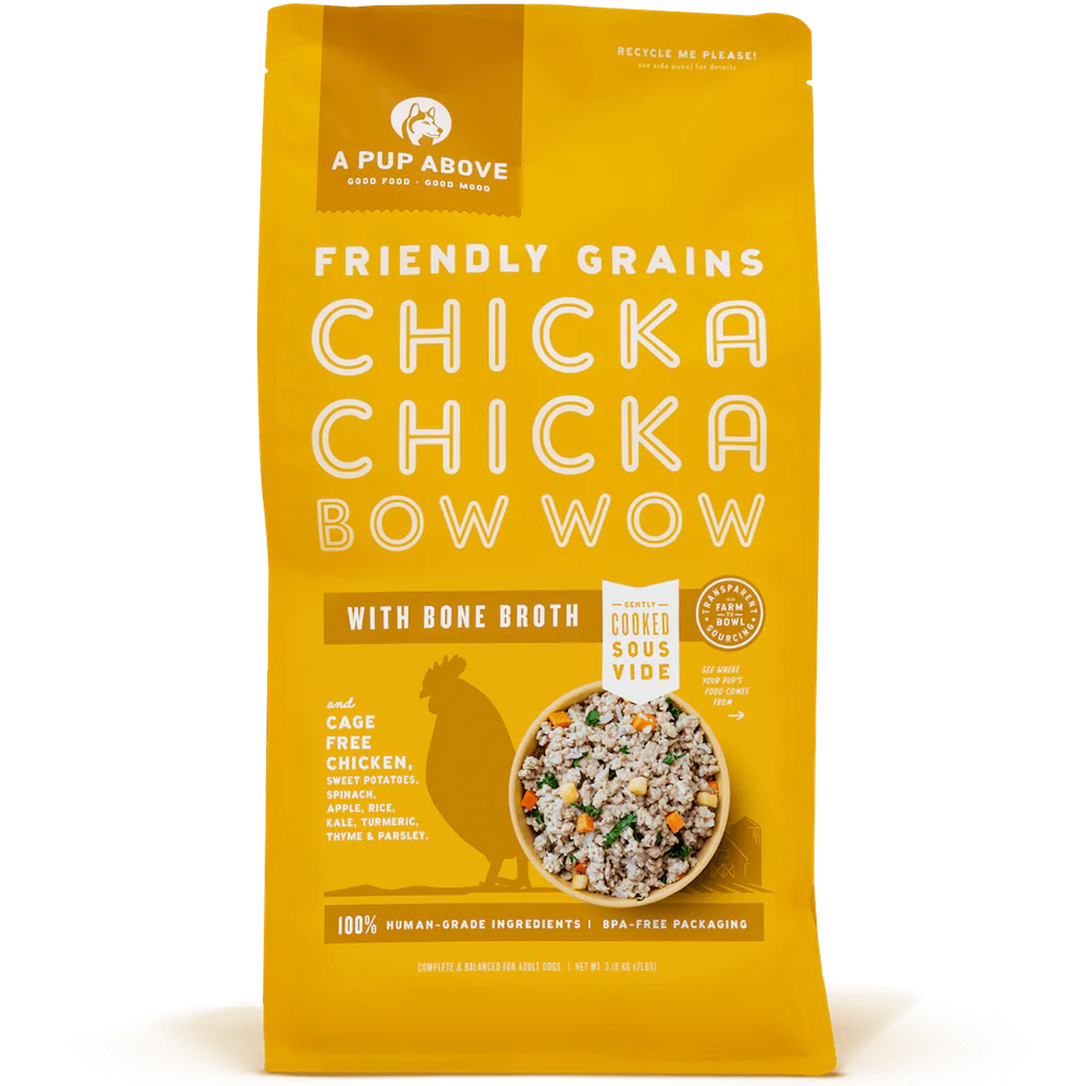 A Pup Above Chicka Bow Bow