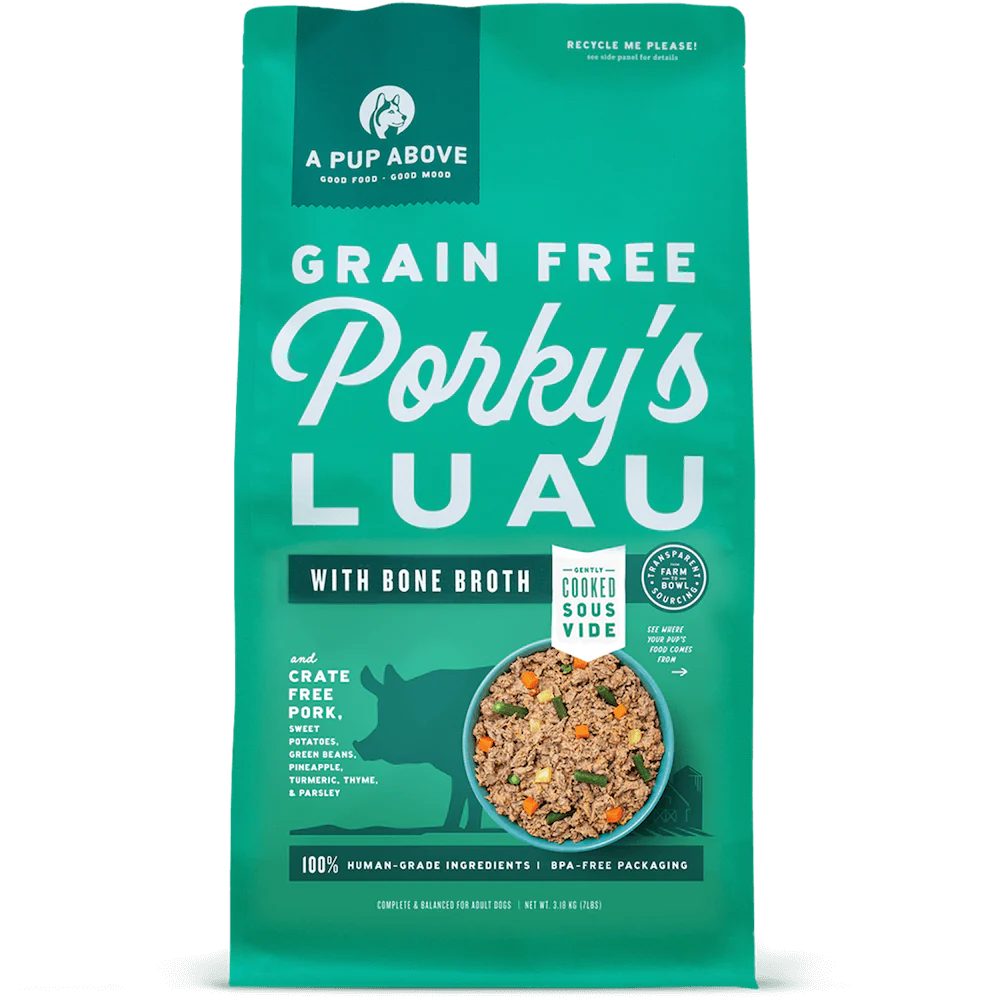 A Pup Above Porky Luau