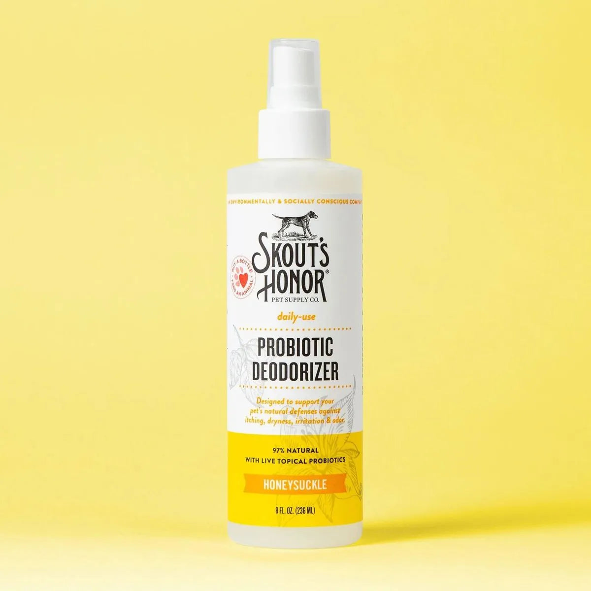 Skout's Honor Deodorizer Honeysuckle 8oz