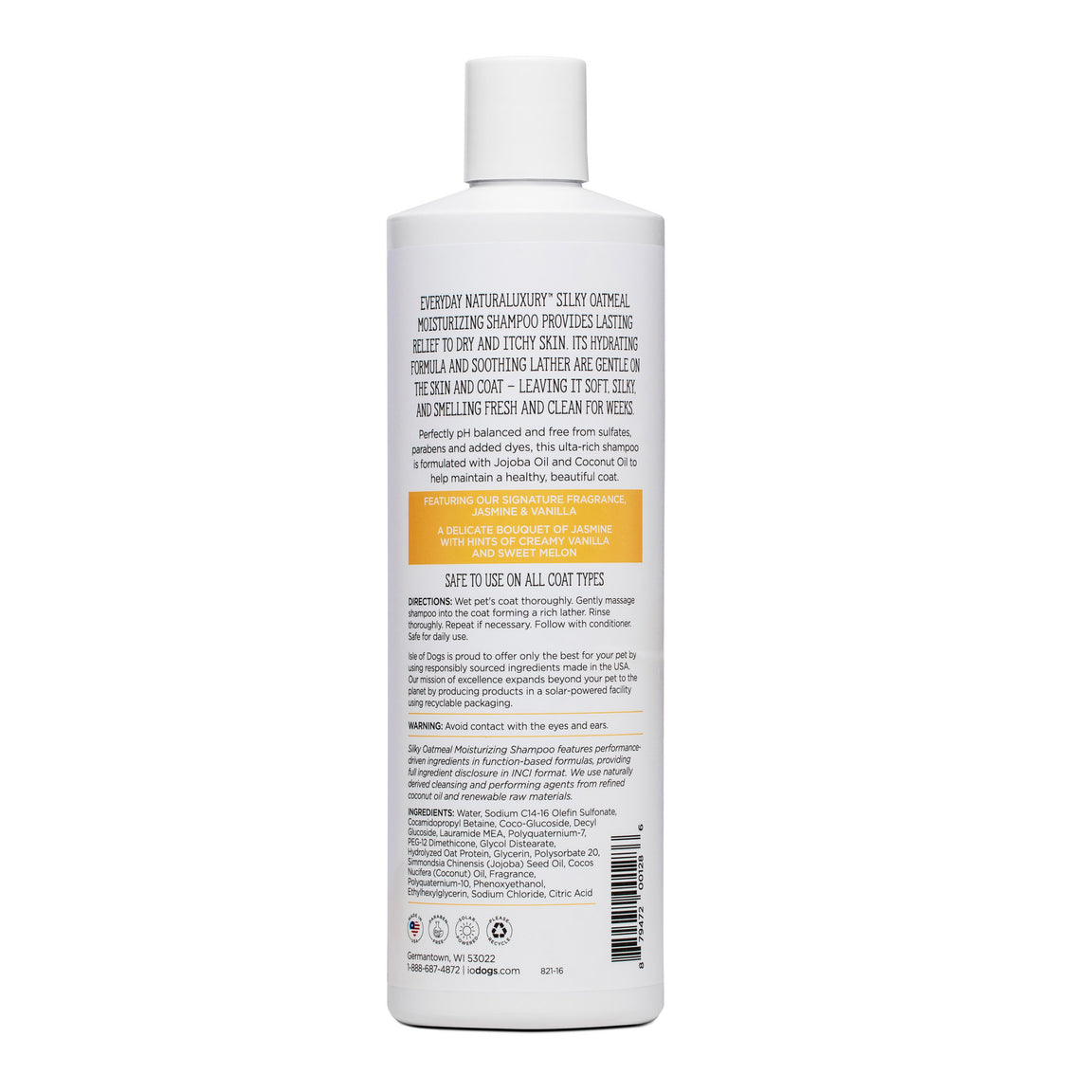 Isle of Dogs Silky Oatmeal Shampoo 16oz