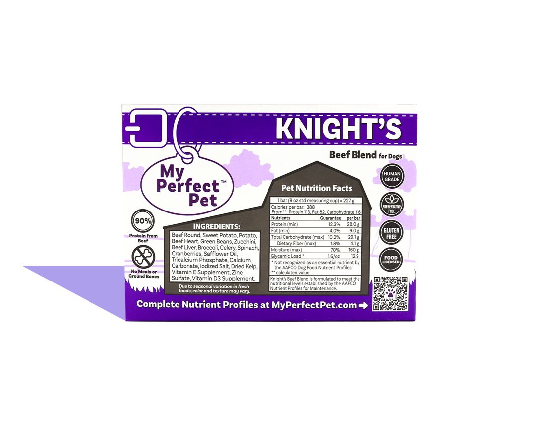 My Perfect Pet Knight's Beef & Vegetable 4lbs