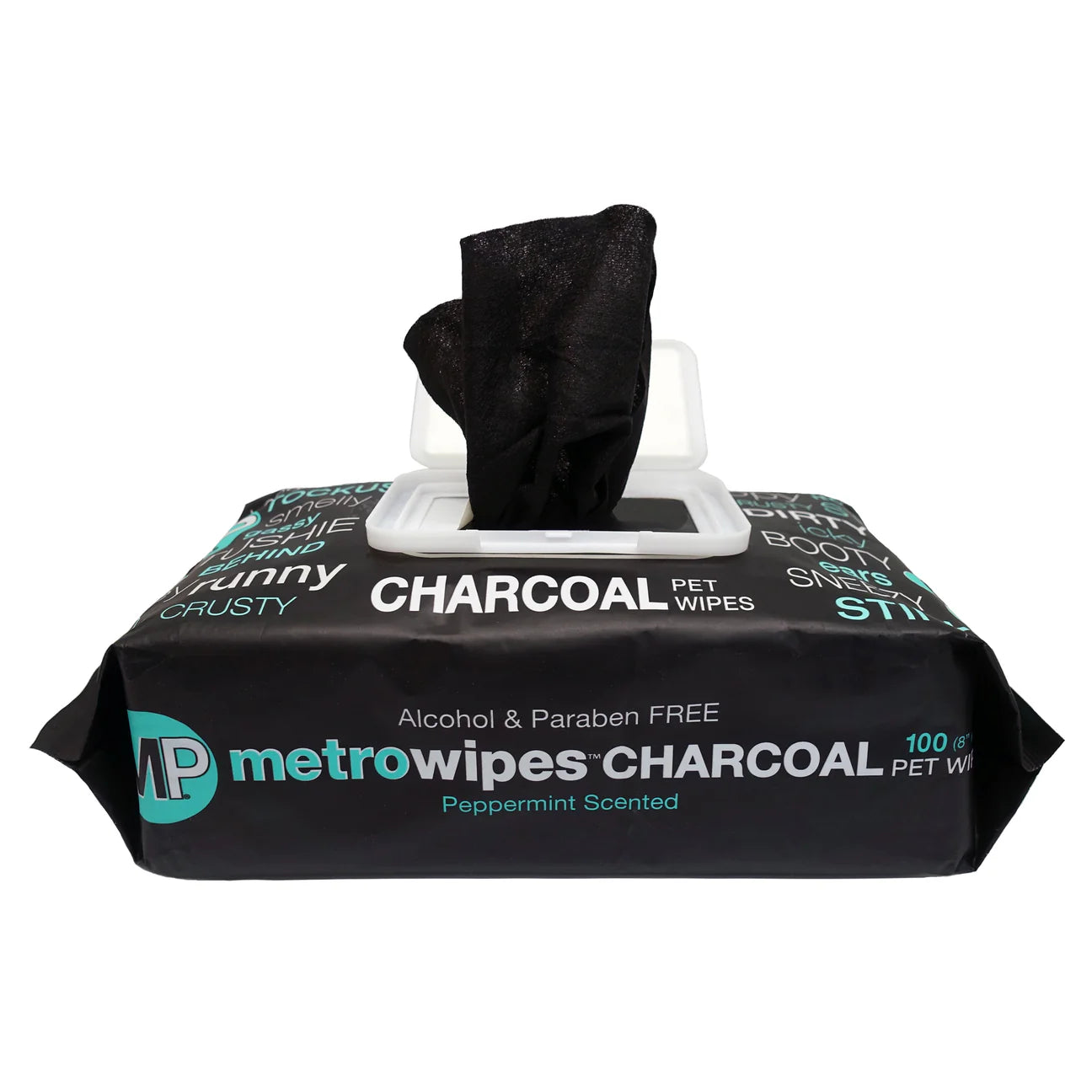 MetroPaws Wipes Charcoal
