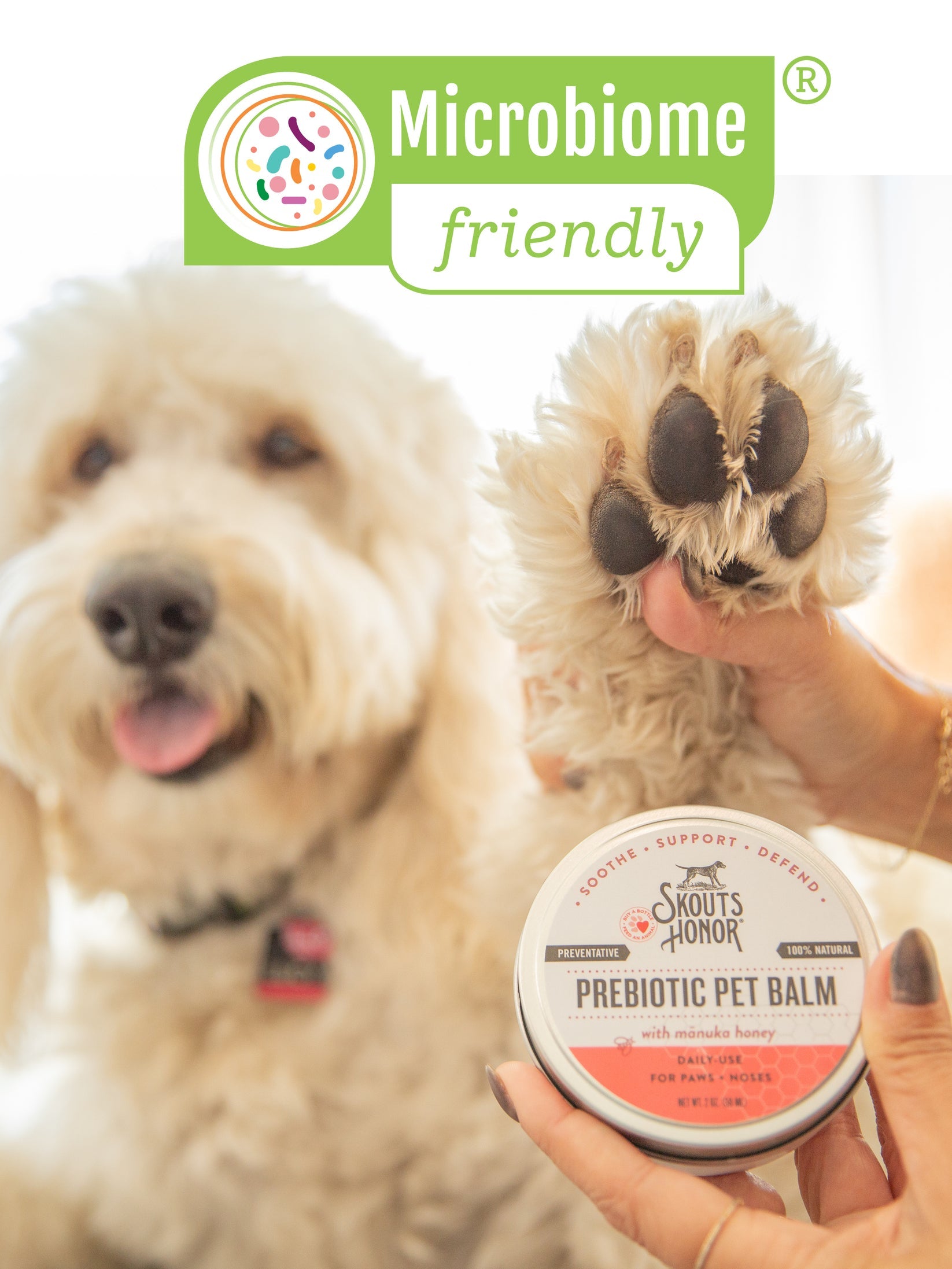 Skout's Honor Prebiotic Paw Balm 2oz