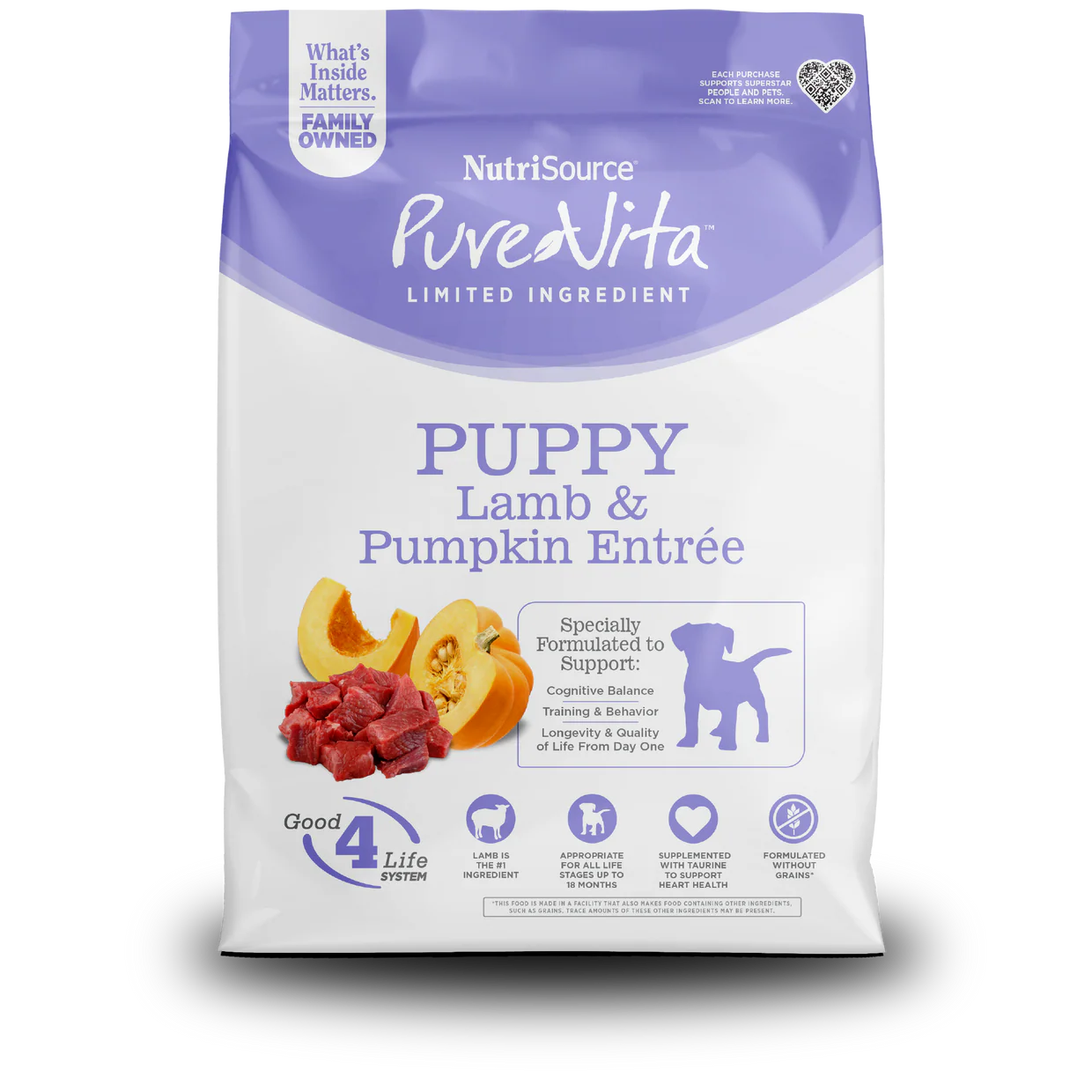 Pure Vita Puppy Lamb & Pumpkin