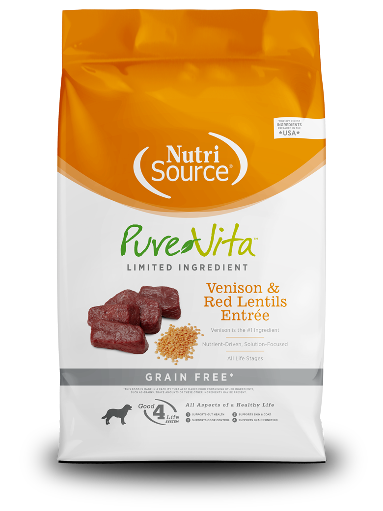 Pure Vita Venison Red Lentils GF