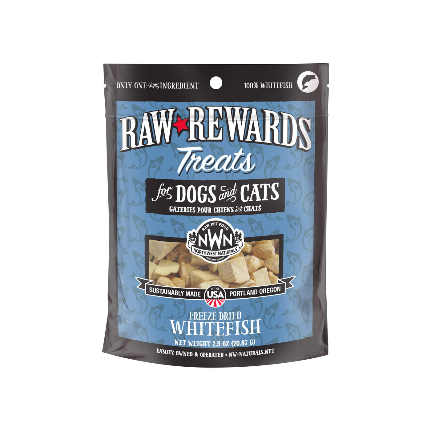 Northwest Naturals Freeze Dried Whitefish 10oz.