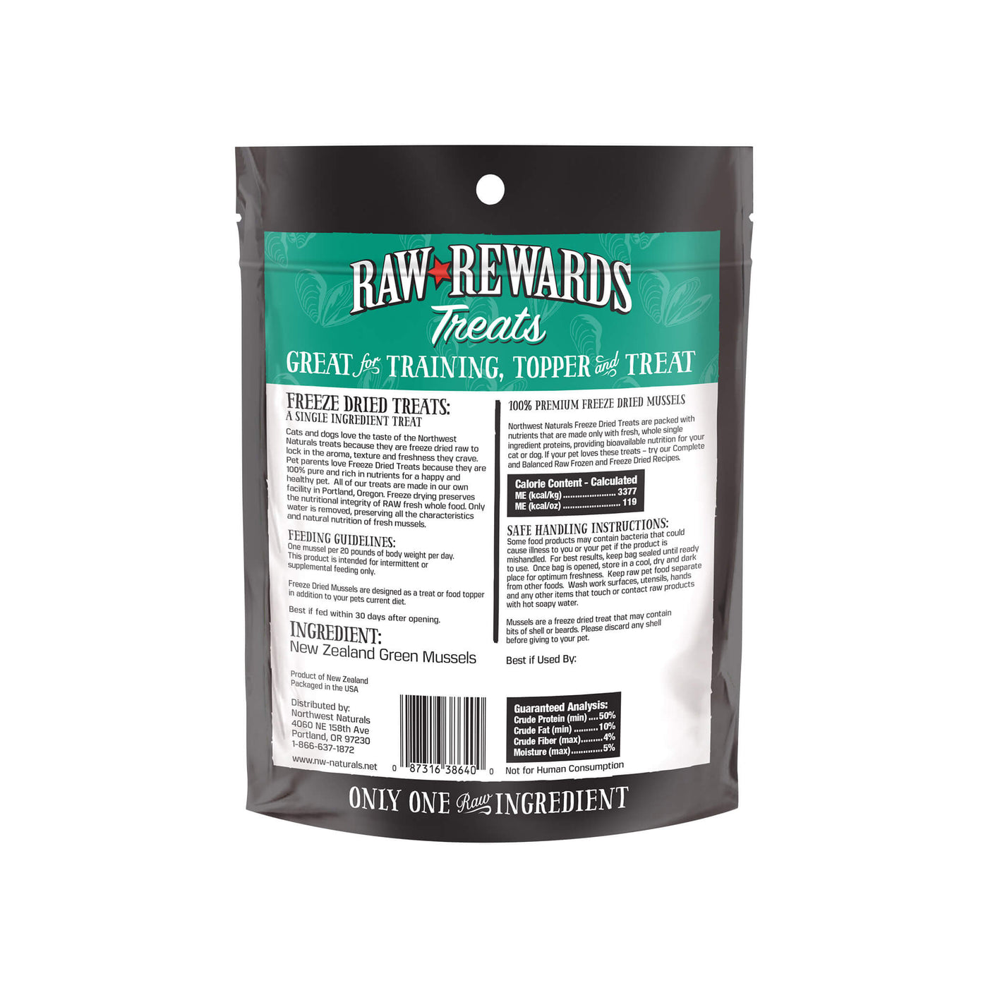 Northwest Naturals Green Lipped Mussels 2oz