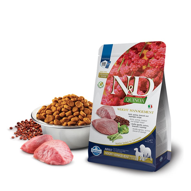 Farmina Dog N&D Quinoa Weight Management Lamb Medium/Max