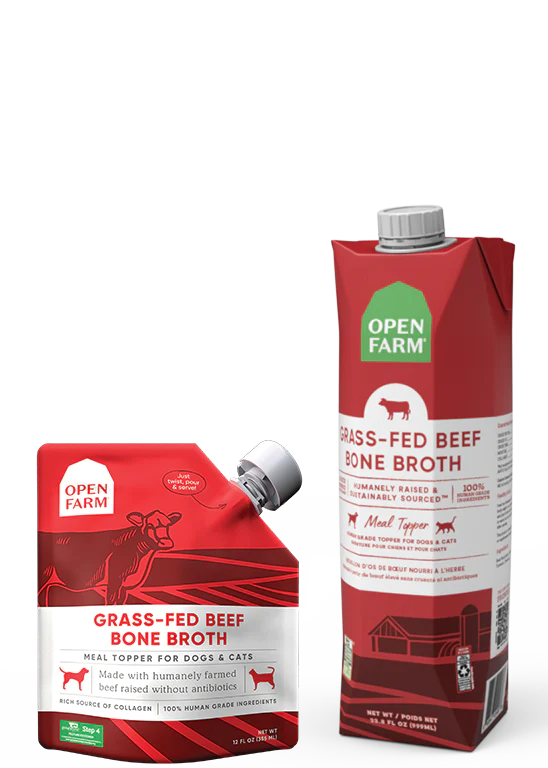 Open Farm Grass-Fed Beef Bone Broth for Dogs