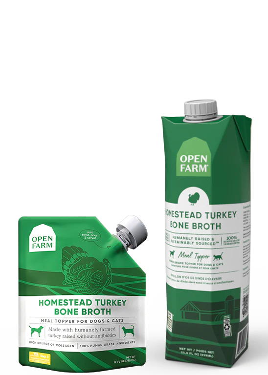 Open Farm Homestead Turkey Bone Broth for Dogs