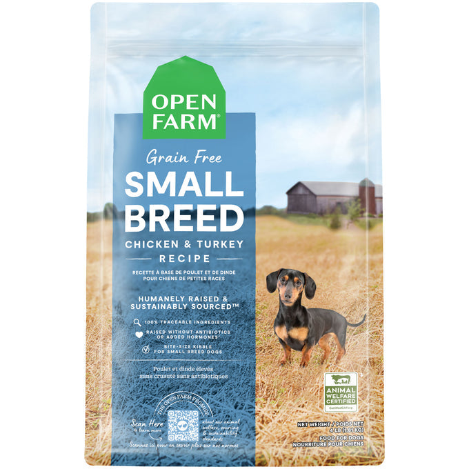 Open Farm Chicken & Turkey GF Small Breed 4lbs