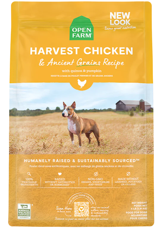Open Farm Dog Harvest Chicken Ancient Grain