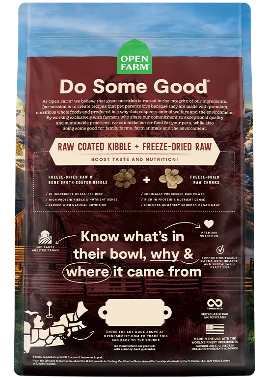 Open Farm Dog Rawmix Front Range