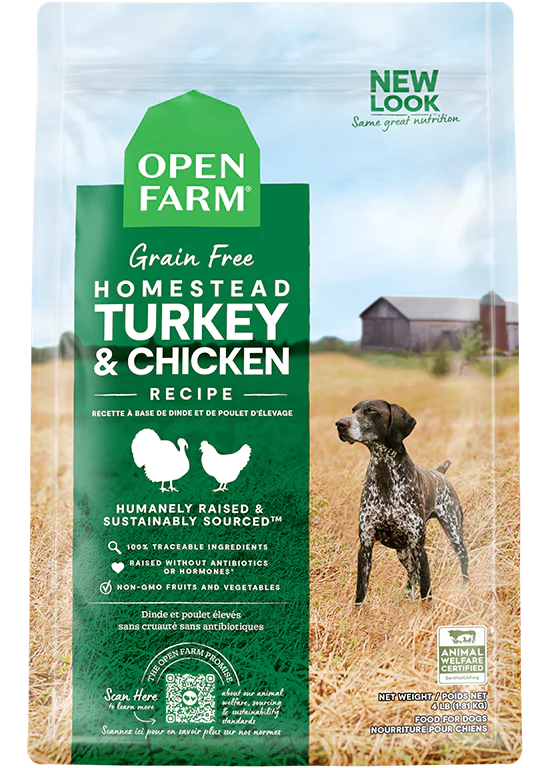 Open Farm Homestead Turkey & Chicken GF 11lbs