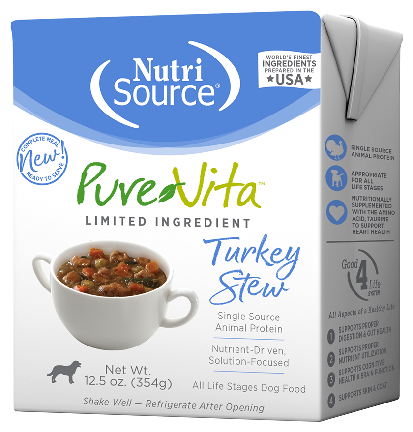 PURE VITA DOG TURKEY STEW TETRA PAK 12.5OZ