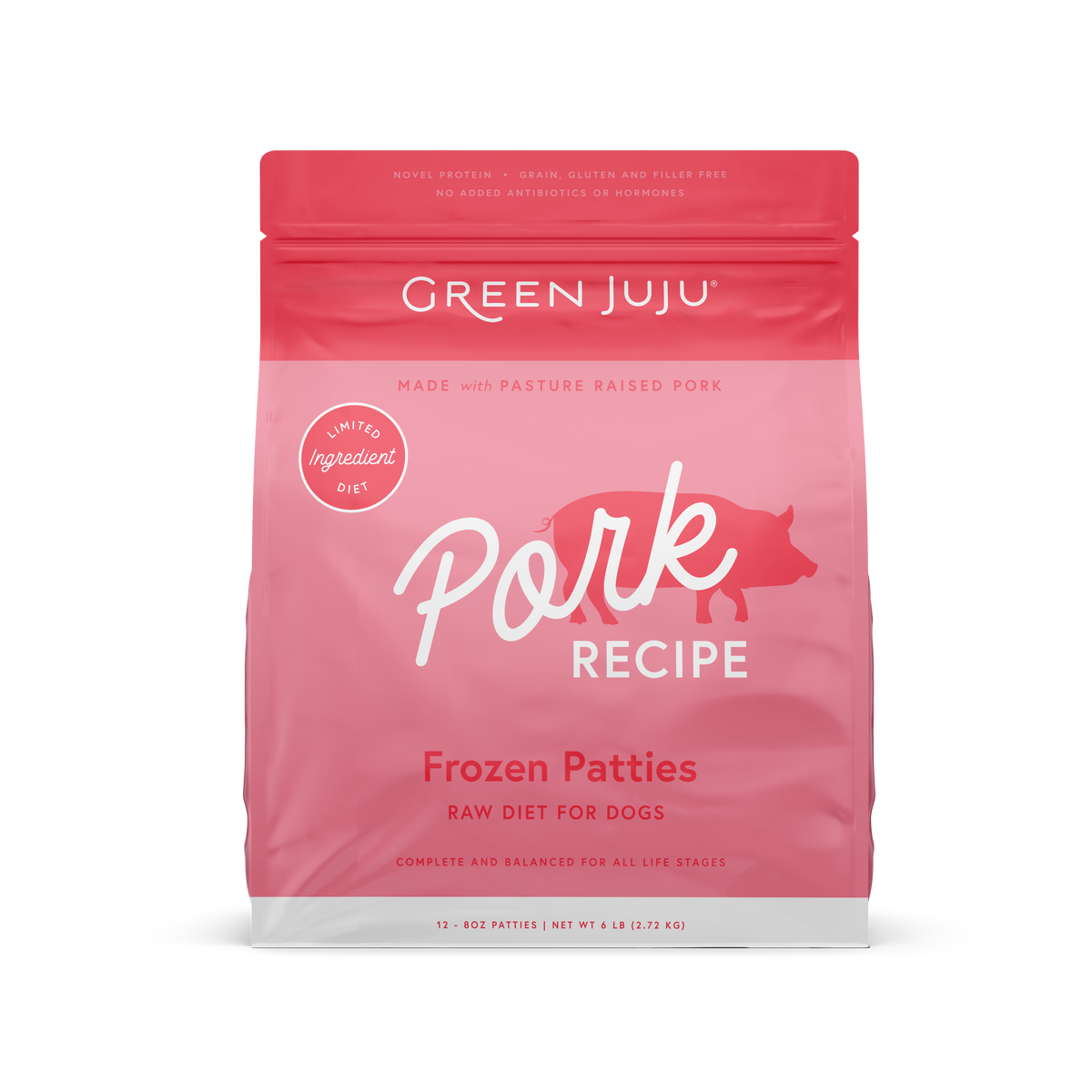 Green Juju Raw Pork Frozen 3lbs