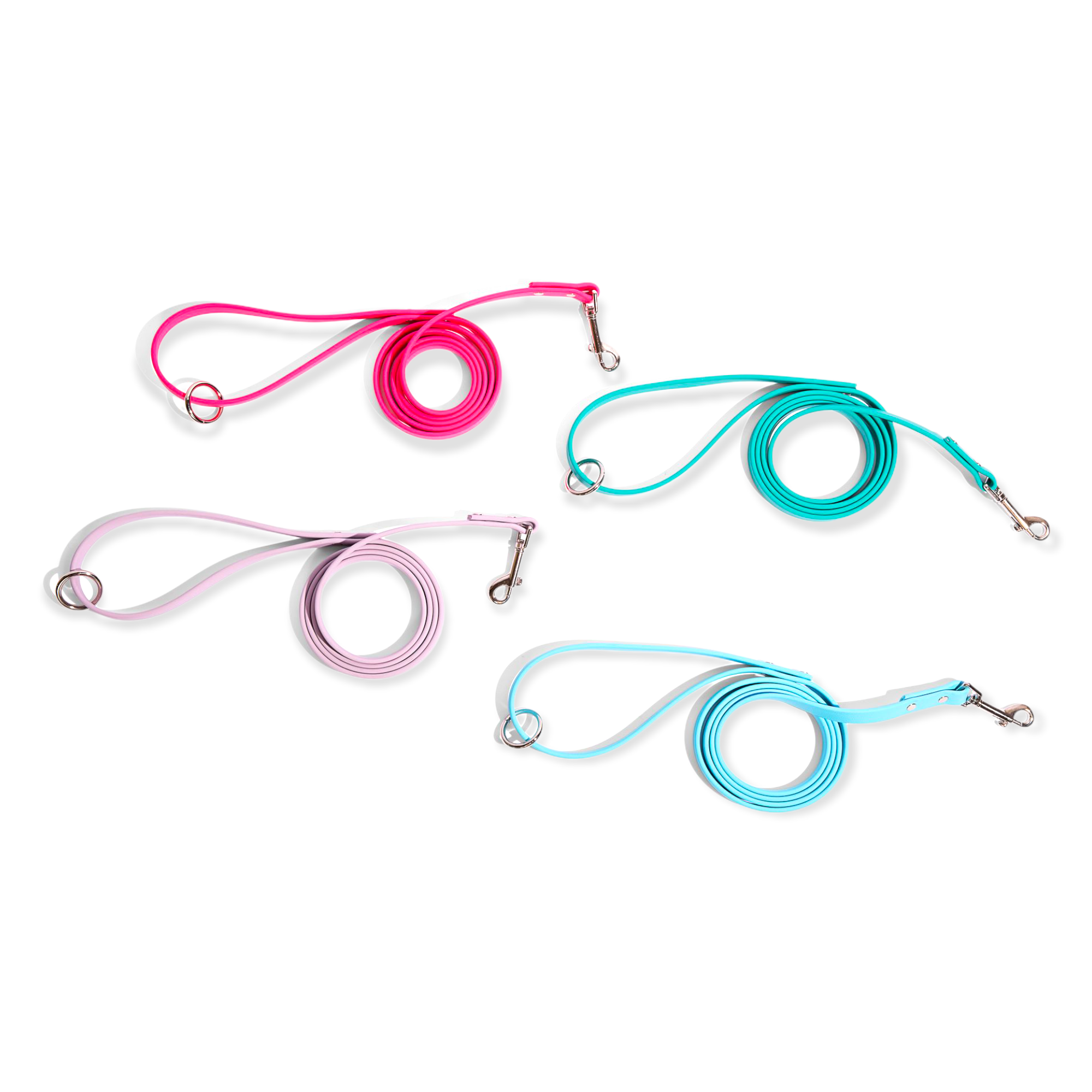 Giving Paws Vegan Leather Leash TEAL