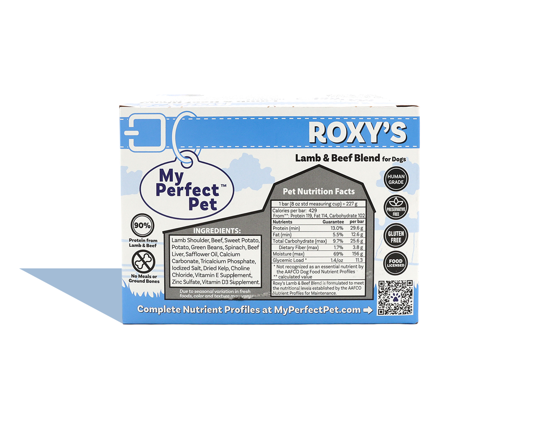 My Perfect Pet Roxy's Lamb & Beef 4lbs