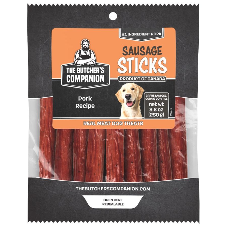 Butcher's Companion Dog Sausage Sticks Pork 6.17oz