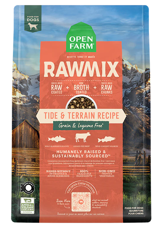 Open Farm Dog Rawmix GF Tide & Terrain 20 lbs