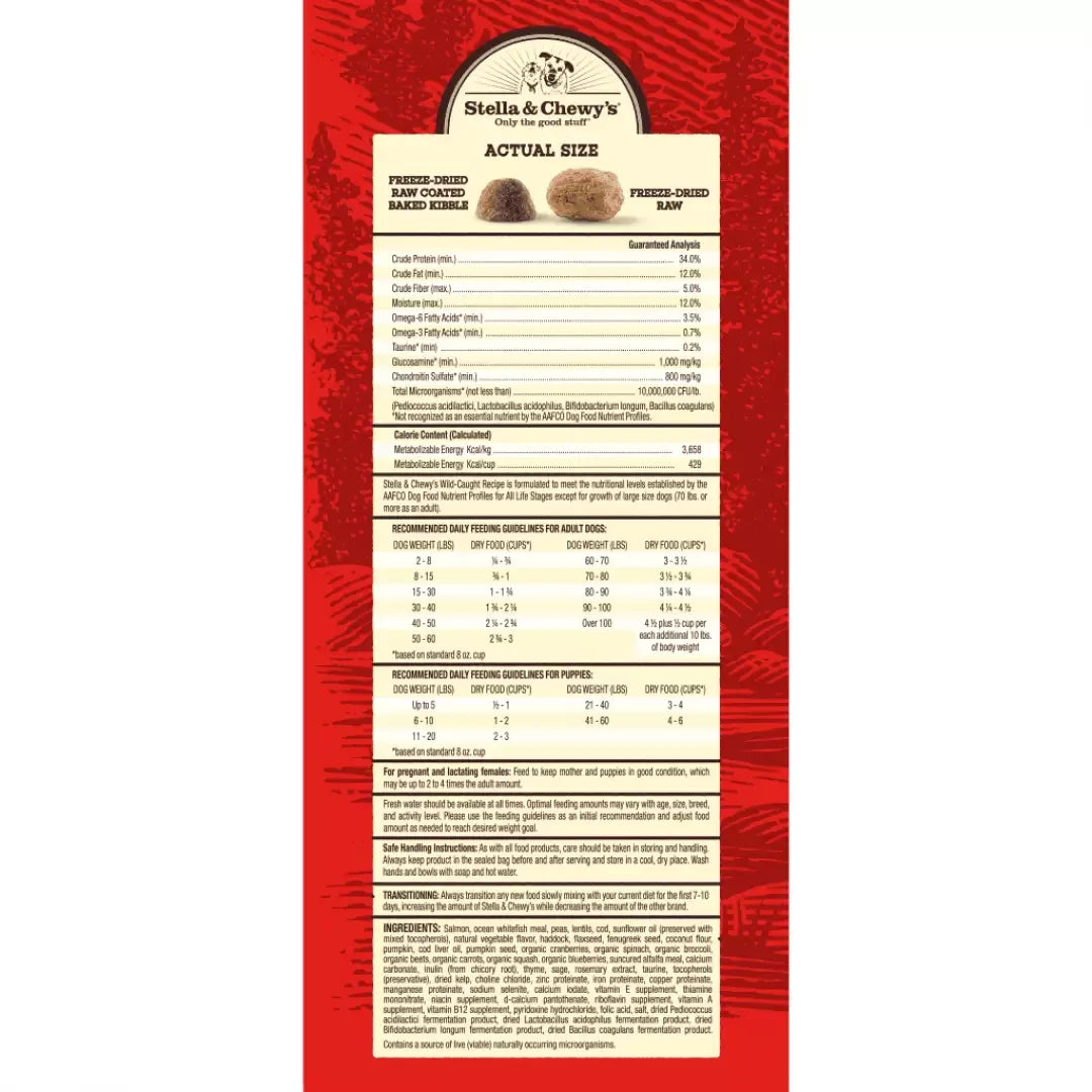 Stella & Chewy's Wild Caught Raw Blend Kibble