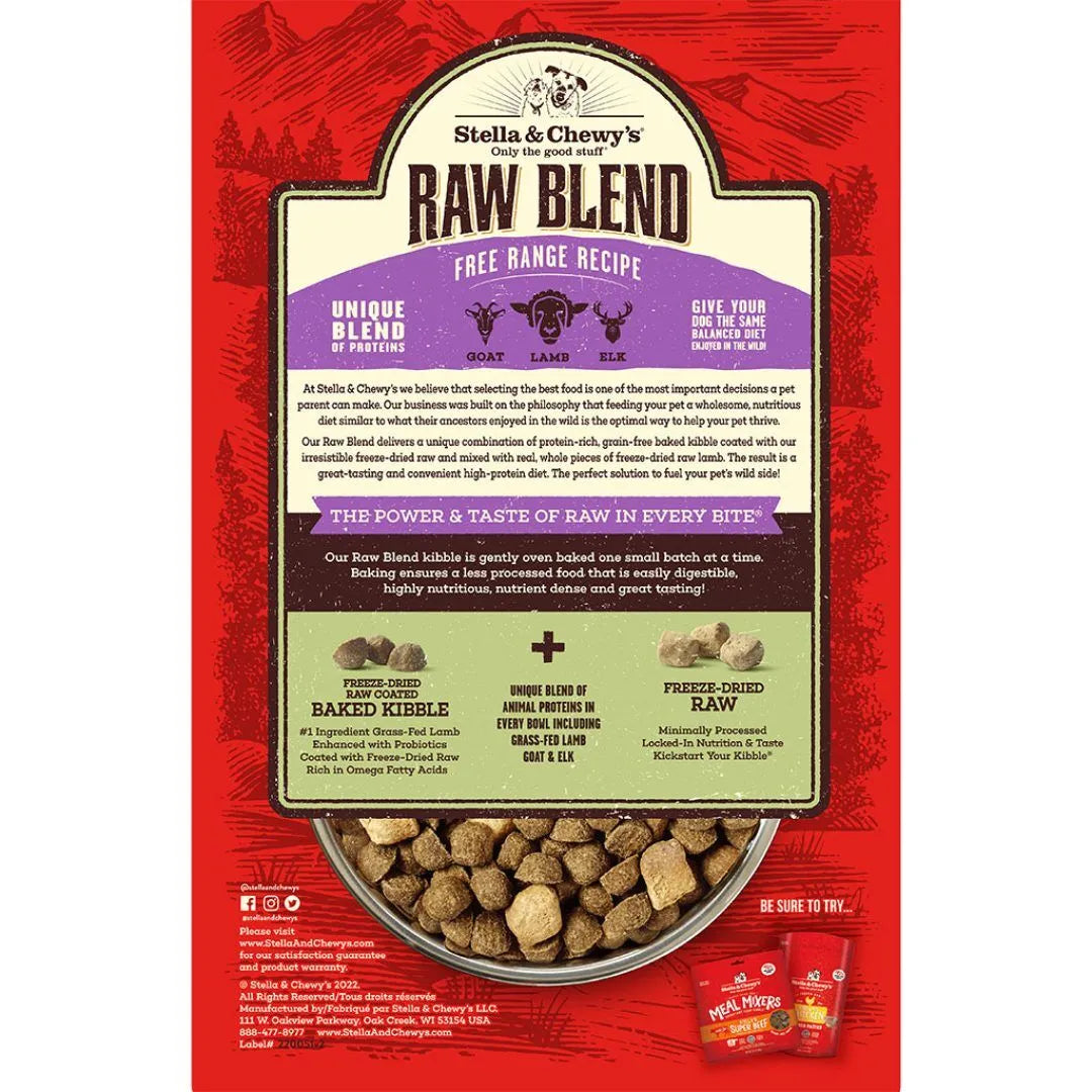 Stella & Chewys Free Range Raw Blend Kibble