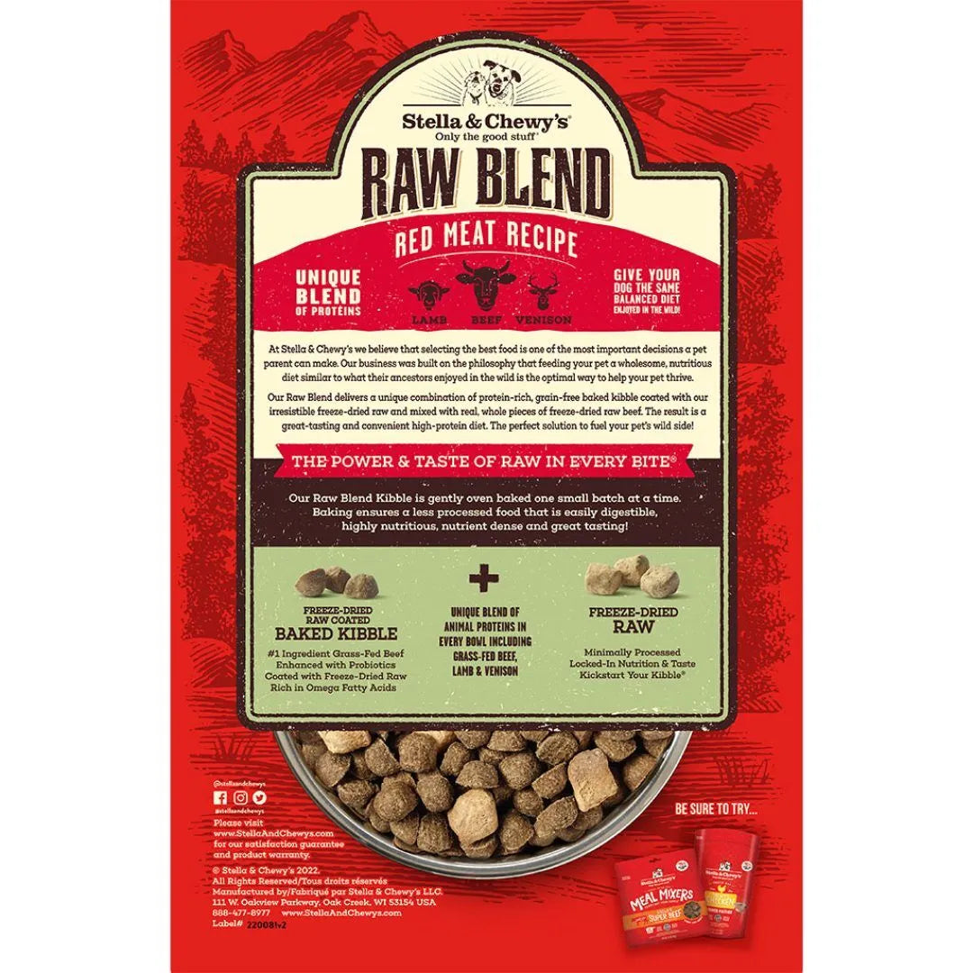 Stella & Chewy's Red Meat Raw Blend Kibble