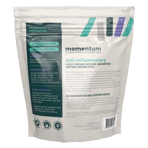 Momentum Joint Health Freeze-Dried Food Topper for Dogs & Cats, 3-oz Bag