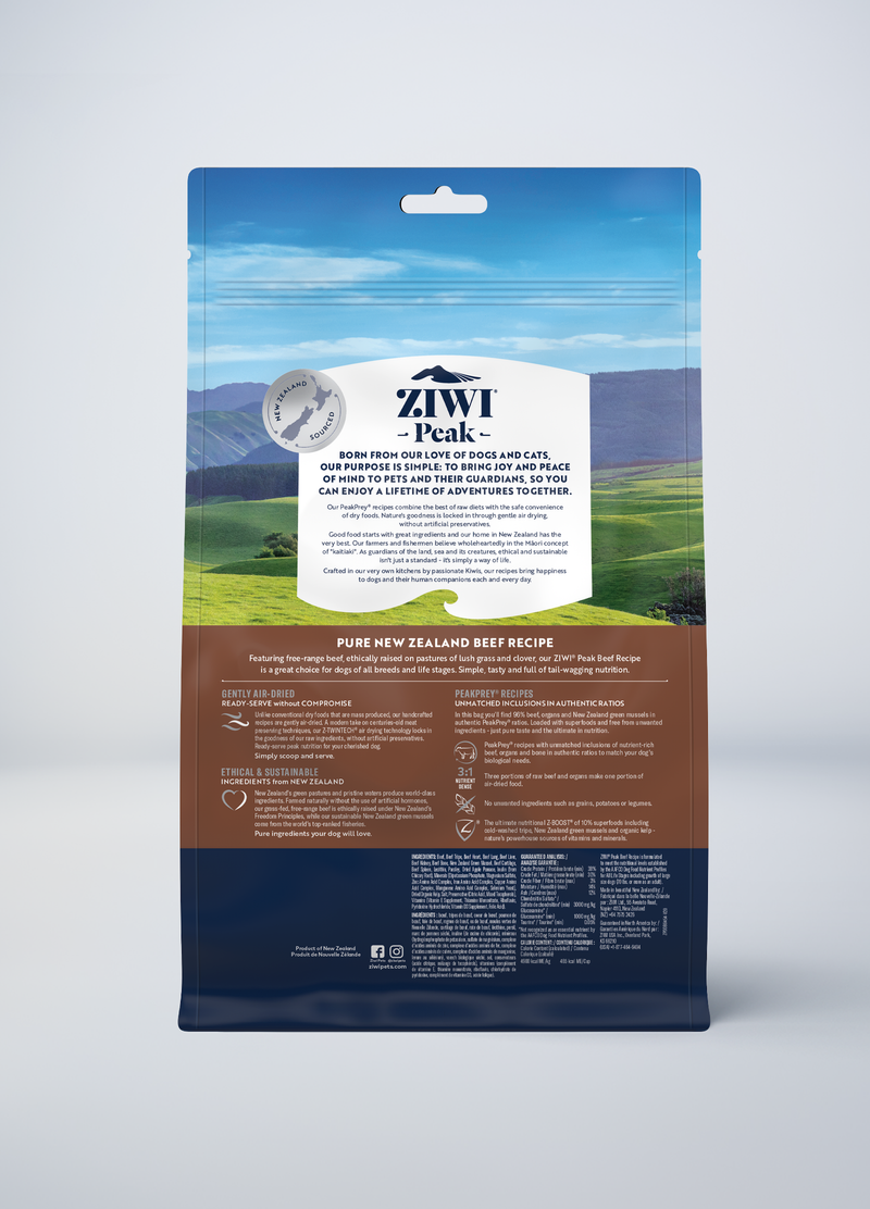 Ziwi Beef Air Dried Dog Food