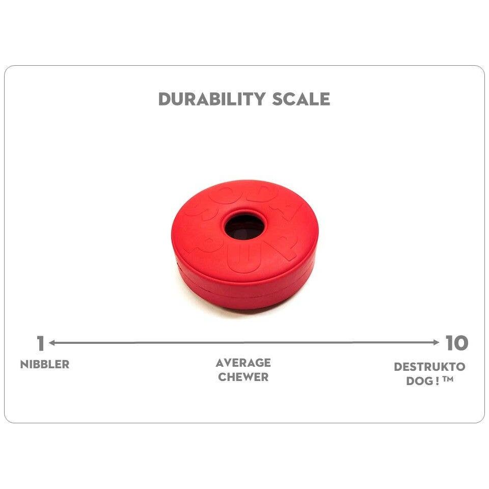 SodaPup Life Ring Durable Rubber Chew Toy & Treat Dispenser