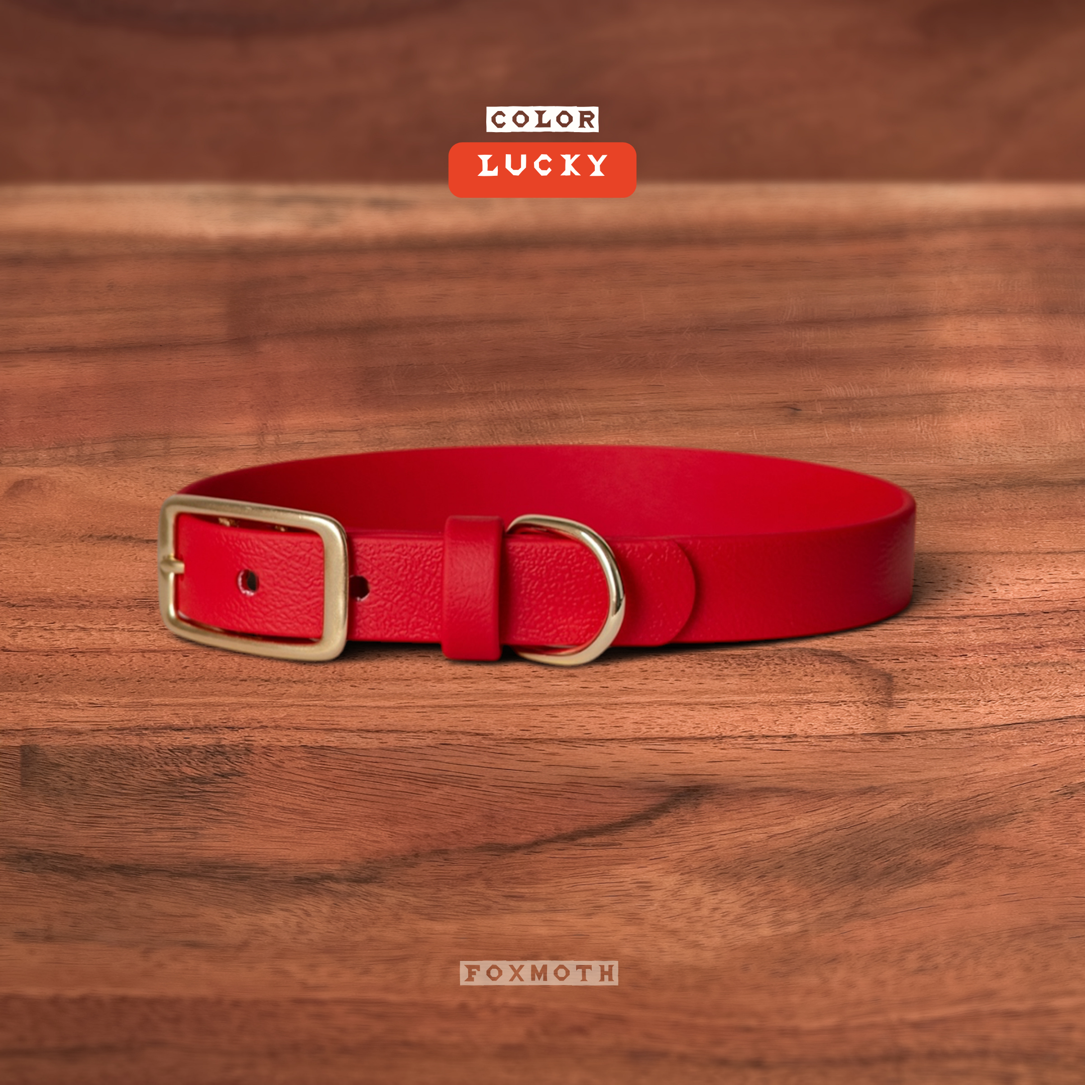 Foxmoth Waterproof Biothane Collar