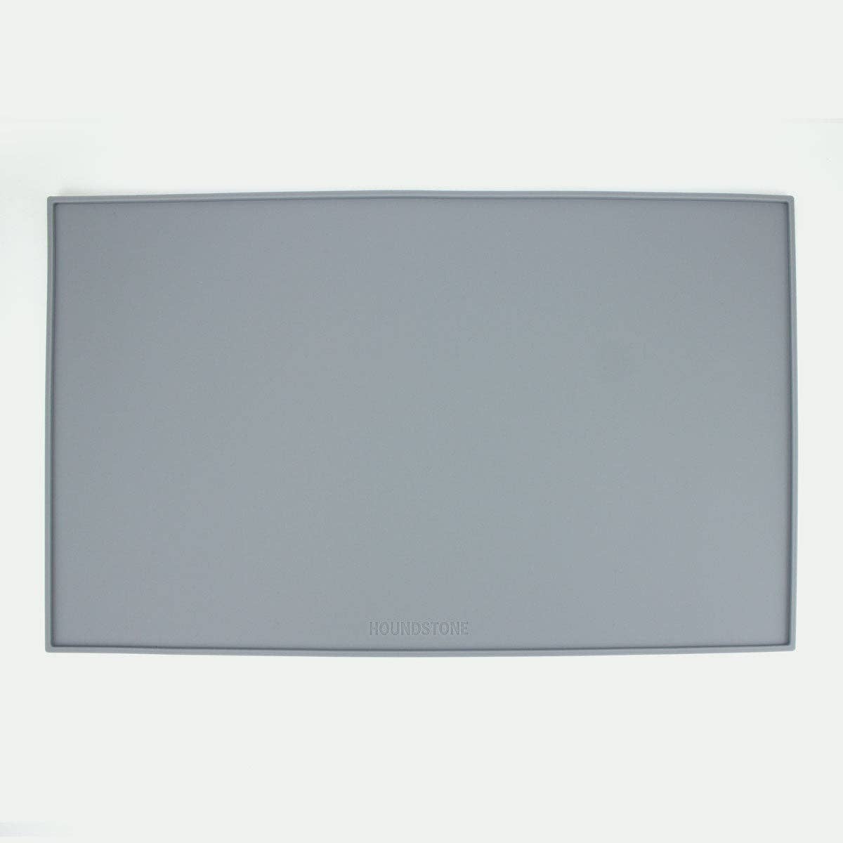 Houndstone Silicone Dog Bowl Mat - Slate Grey