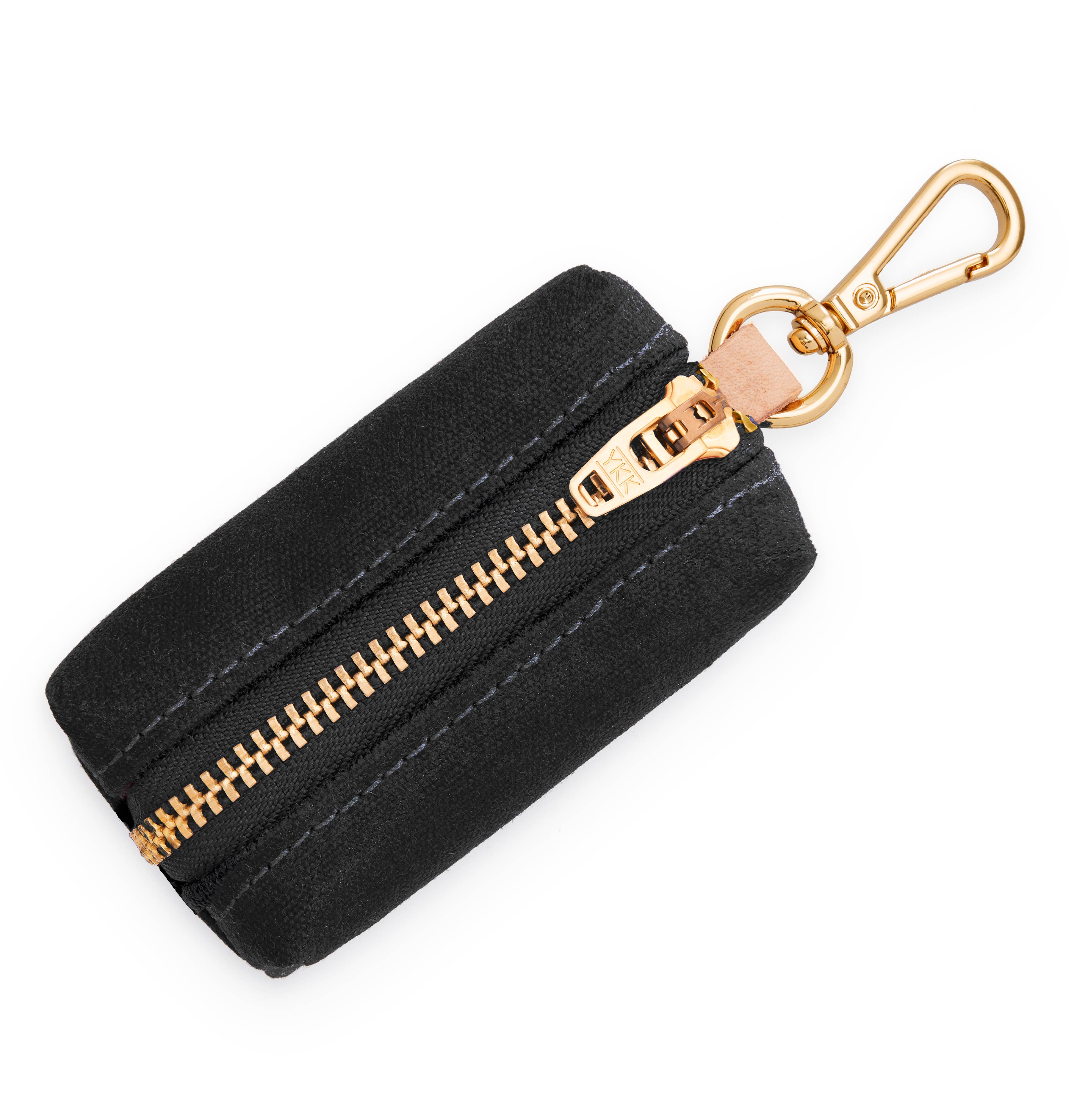 The Foggy Dog Onyx Waxed Canvas Poop Bag Dispenser