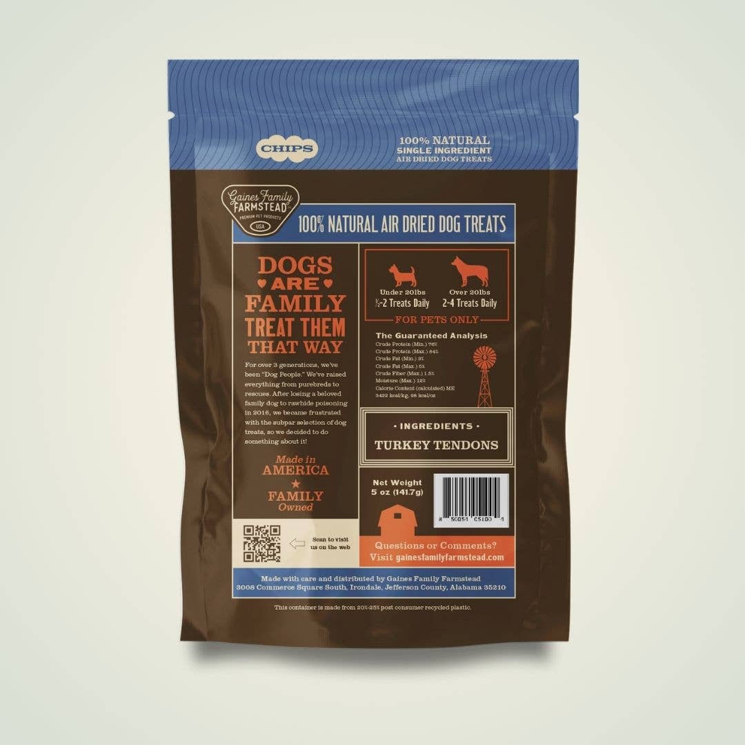 Gaines Family Turkey Tendon Chips