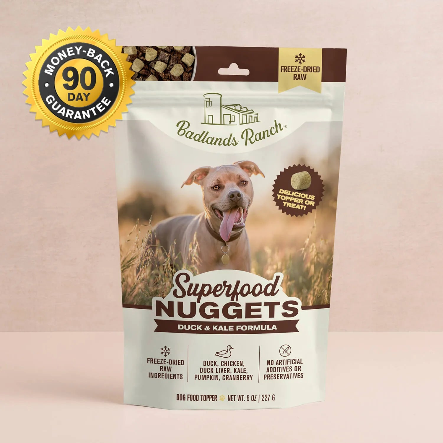 Badlands Ranch Superfood Nuggets Duck & Kale 8oz
