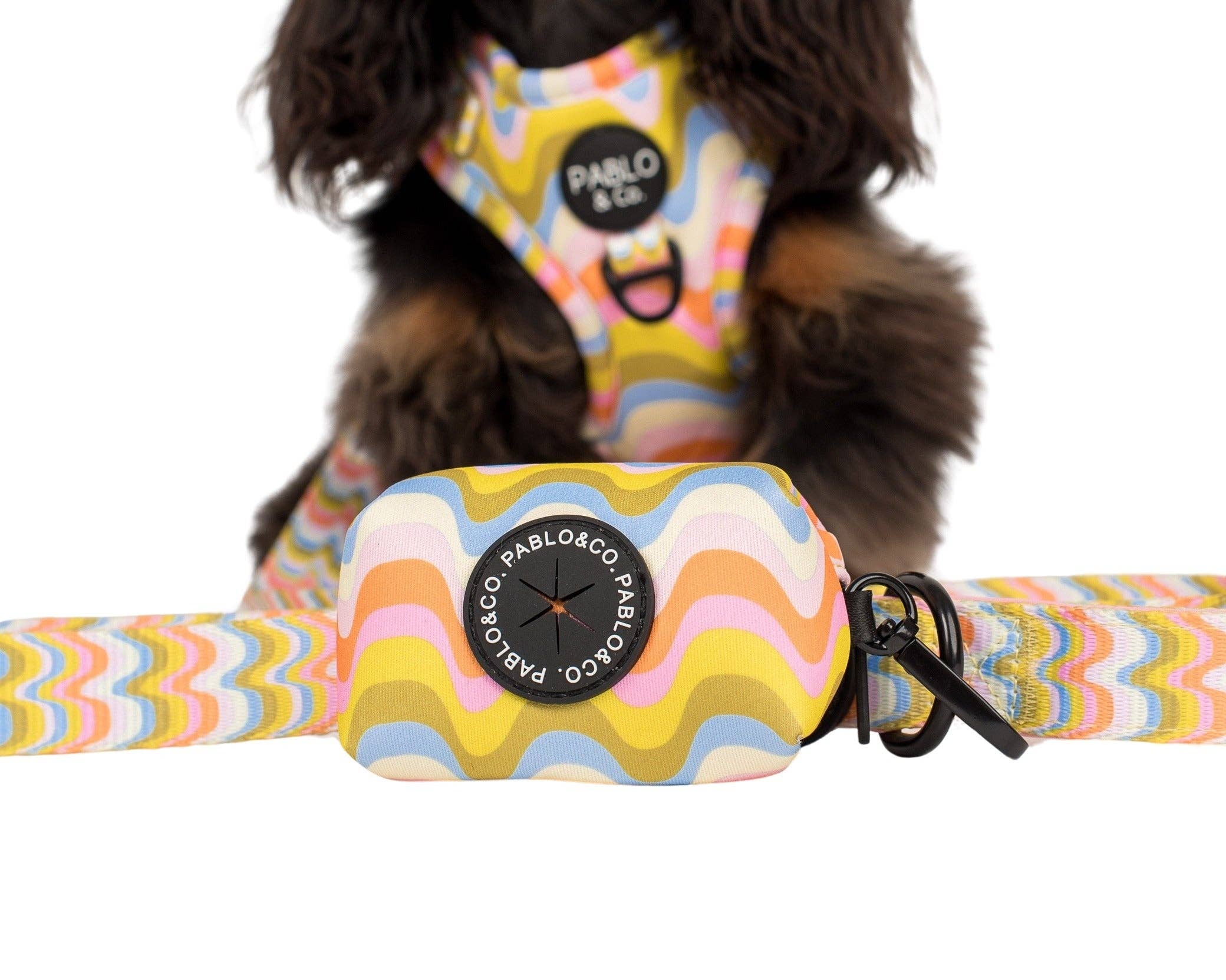 Pablo & Co Boho Waves Dog Poop Bag Holder