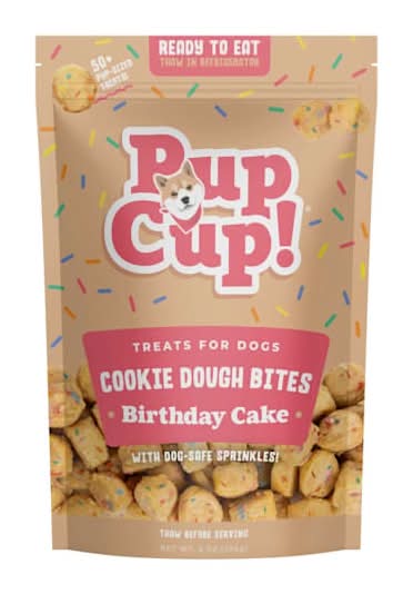 Pup Cup! Cookie Dough Birthday Cake Dog Treats 8oz