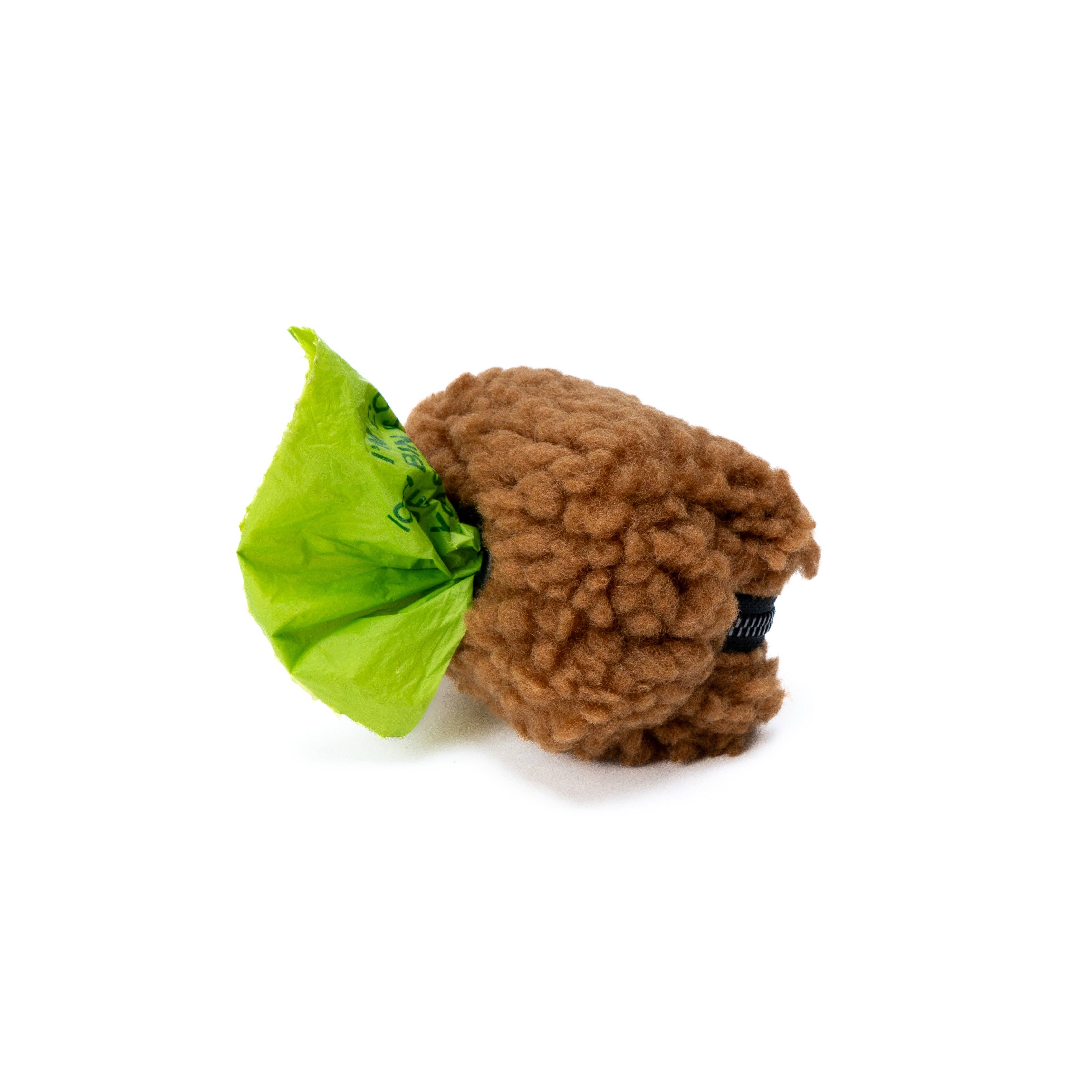 Lucy & Co. Cinnamon Teddy Poop Bag Holder