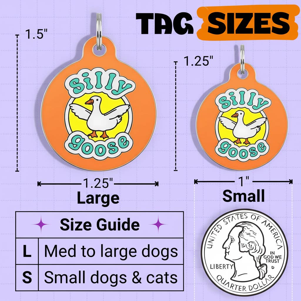 Bad Tags Silly Goose - Orange