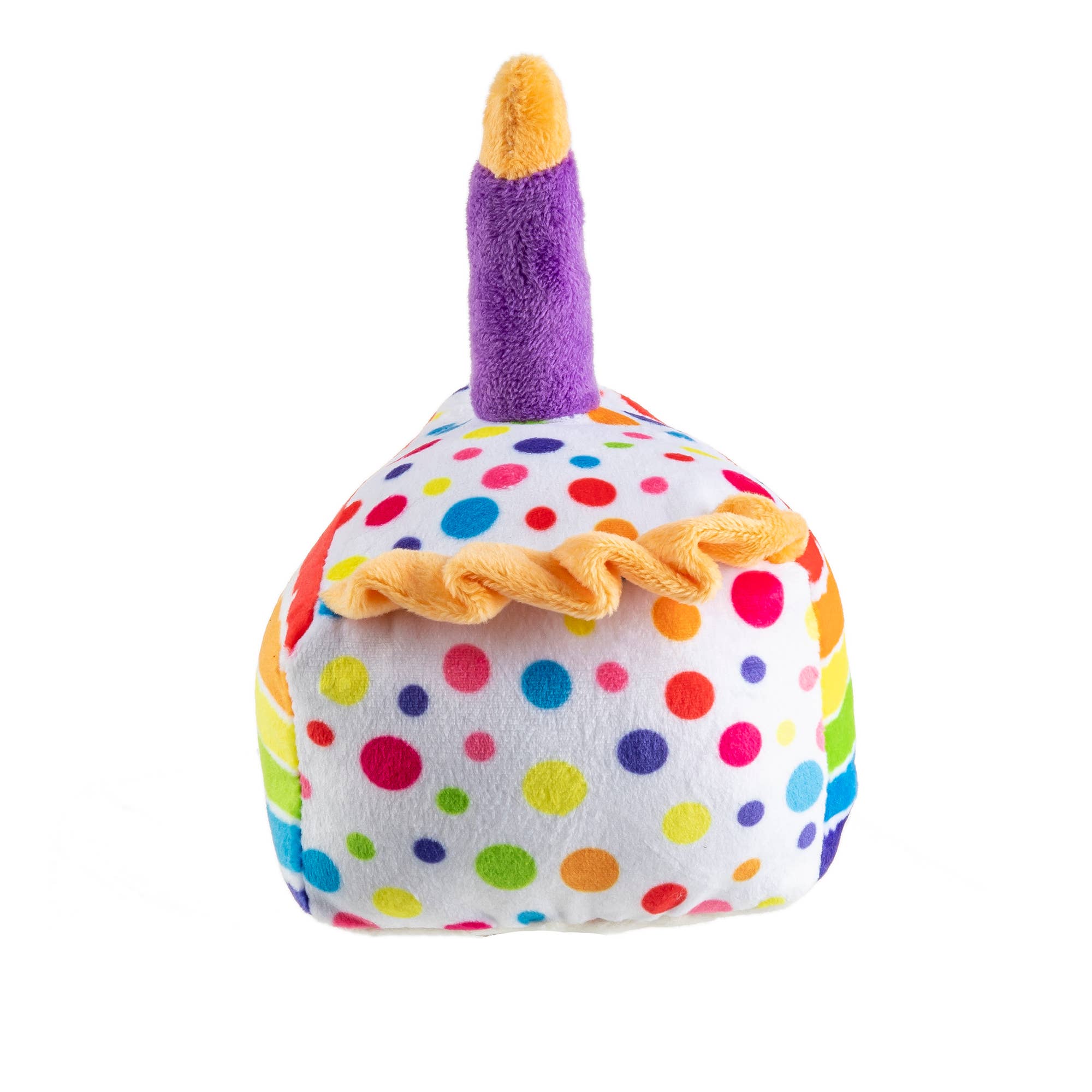 Haute Diggity Dog Birthday Cake Slice Squeaker Dog Toy