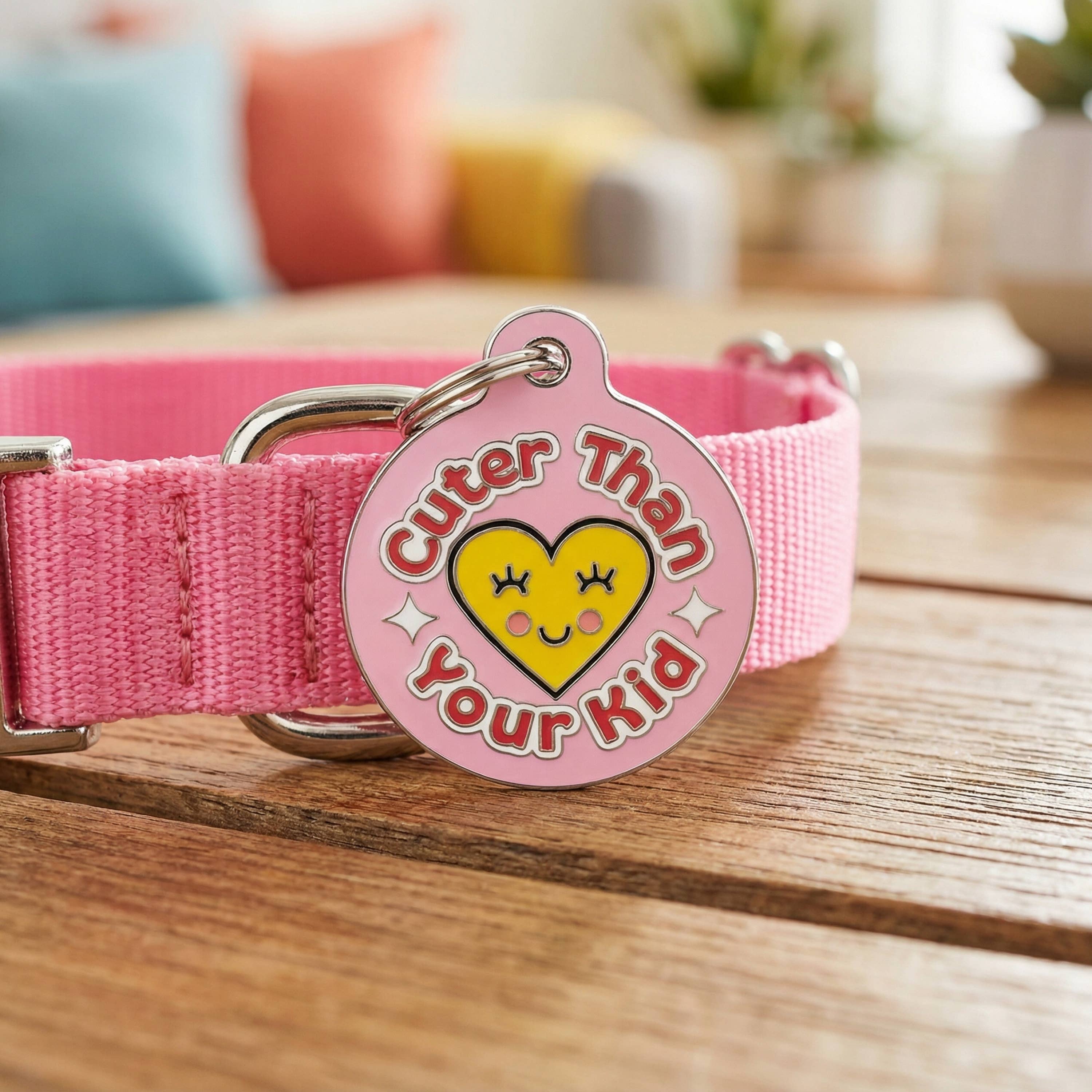 Bad Tags Cuter than Your Kid - Pink